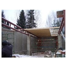 SIP панели ЦСП+ базальтовая вата для строительства гаражей и складов.