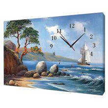 Сюжет Ж353 часы на холсте 25*35