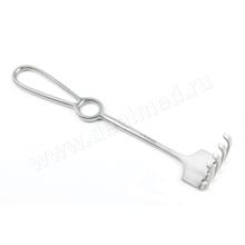 Крючок хирургический тупой четырехзубый N 4