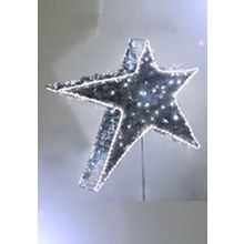 Новогодняя световая макушка Гагаринская звезда премиум, высота 75 см (синий)