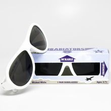 Babiators С з очки Babiators Original Aviator. Шаловливый белый (Wicked White). Junior (0-2). Арт. BAB-009 BAB-009