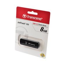 USB Flash Transcend TS8GJF350 USB 8GB  JetFlash 350 черный BL1