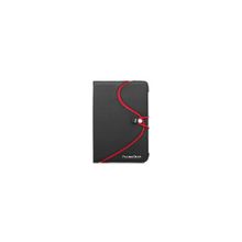 чехол PocketBook S-style (VPB-Si622R) для 622 touch кож-зам, black   красный