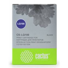 Картридж ленточный Cactus CS-LQ100 черный для Epson LQ-100 AP-3250