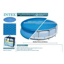 Пузырьковое (теплосберегающее) покрывало для бассейнов 3.66м Intex 29022
