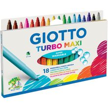 Фломастеры GIOTTO 076300 TURBO MAXI 18 цв