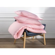 ПМ: Ecotex Набор наволочек Моноспейс - 2 шт. светло-розовый