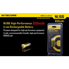 NiteCore Аккумулятор Li-Ion Nitecore 16340 PCB 650 mAh, 3.7 В.