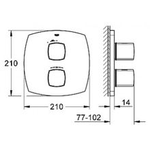 Термостат Grohe Grandera 19934000 для душа