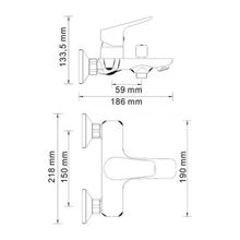 Wasserkraft Lippe 4501 хром для ванны