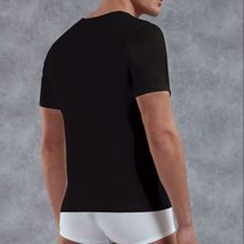 Doreanse Мужская футболка с V-образным вырезом (L   черный)