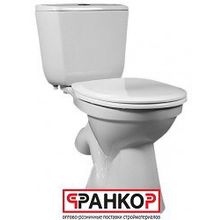 Унитаз-компакт (Сантек) дюропласт "Бриз" белый 2х режим. 28361