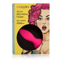 California Exotic Novelties Розовый виброязычок Mini Marvels Silicone Marvelous Flicker (розовый)