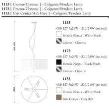 Подвесной светильник Mantra Eve 1133