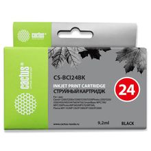 Картридж струйный Cactus CS-BCI24BK черный для Canon S200 S200x S300 S330 S330 i250 i320 i350 i450 i