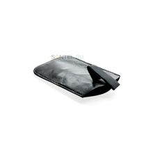 Сумочка кожаная для APPLE iPHONE Пенал-Автомат чёрная кожа 00012176