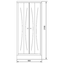 Душевая кабина Aquanet Antares (R) 120 см