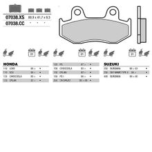 BREMBO Тормозные колодки BREMBO 07038