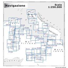 Osculati Navimap marine chart FR104-IT101, 70.251.01