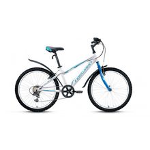 FORWARD Titan 1.0 (24" 6cк,жесткая вилка,тормоз Vbr,Shimano RS35 - TY21)(белый)