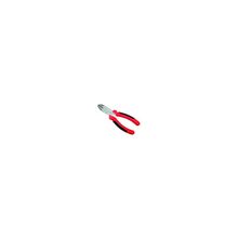 Кусачки боковые, серия "Стандарт", двухцветная красно-черная ручка, полированная сталь, 165 мм.