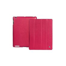 Jison чехол Smart Leather Case для iPad 3 (малиновый)