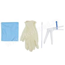 Набор гинекологический одноразовый стерильный (зеркало (M), Цитощетка, подкладка, перчатки), Россия