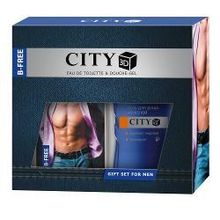 Парфюмерный набор City Parfum City 3D B-Free туалетная вода, 100 мл + гель для душа, 150 мл