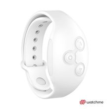 DreamLove Голубой вибратор для пар с белым пультом-часами Weatwatch Dual Pleasure Vibe (голубой)