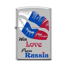 Zippo Зажигалка  205 WITH LOVE FROM RUSSIA