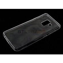 Силиконовый чехол Jack Case для Samsung A8 (2018) прозрачный