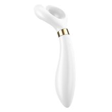  Белый вибромассажер для пар Satisfyer Partner Multifun 3