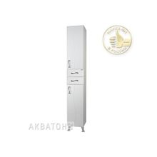 Пенал 32см, Дионис, белый, левый, правый, с бельевой корзиной, Акватон