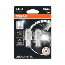 Ledriving Sl (3поколение) 2,1w 12v W16w W2.1x9.5d Bli2 Белый 6000k 2шт Osram арт. 921DWP02B