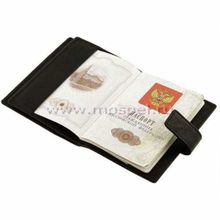 Обложка для документов  Narvin 9173 N.Vegetta Black