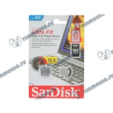 Накопитель USB flash 32ГБ SanDisk "Ultra Fit", черный (USB3.0) [135431]