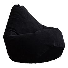Dreambag Кресло-мешок Черный Микровельвет L ID - 340427