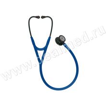 Стетоскоп Littmann Cardiology IV, темно-синяя трубка, черная акустическая головка, 3M, США