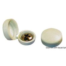 Osculati Shore Cap under-screw washer black, 37.339.02