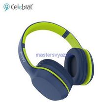 Наушники Bluetooth  Celebrat A18 цвет на выбор: Blue, Red, Green