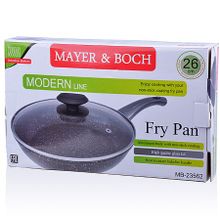 23562 Сковорода мраморн.крошка 26см с крыш МВ (х8)