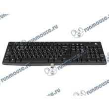 Клавиатура Logitech "k270 Wireless Keyboard", 104+8кн., беспров., черно-серый (USB) (ret) [106256]