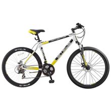 Велосипед STELS Navigator 600 MD 26 V030 (2018) 16" Белый-чёрный-жёлтый LU071287