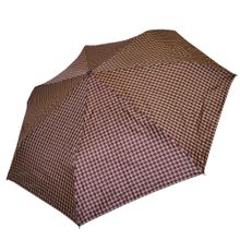 Зонт складной Ame Yoke Коричневый в клетку
