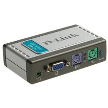 Переключатель KVM D-Link KVM-121 2 port (PS 2)