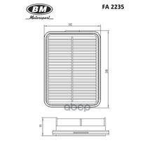Фильтр Воздушный Hyundai Elantra 16- BM-Motorsport арт. FA2235