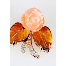 Кулон с кораллом и тигровым глазом "Чародейка"