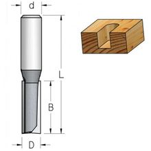 Фреза WPW P251202 пазовая D12 B32 Z2 хвостовик 12