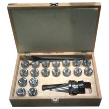 Патрон Цанговый  ISO50 с набором цанг ER32 из 18шт (3-20мм)