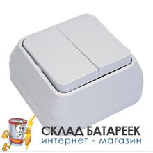 Выключатель MAKEL 2 кл 45103 Белый BL1